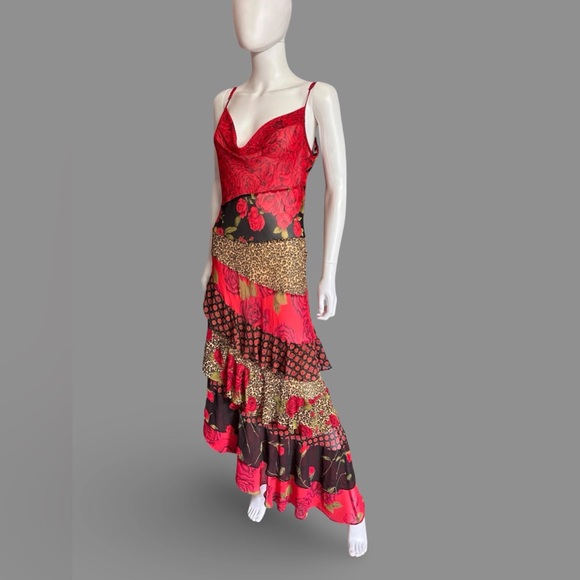 Vintage Victoria’s Secret Tier Rose Maxi Dress - Picture 10 of 12